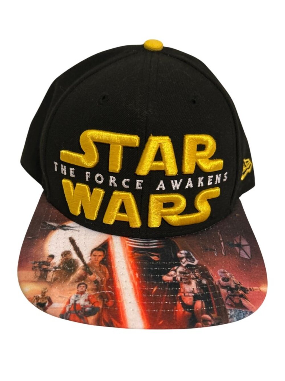 New Era 9FIFTY Star Wars The Force Awakens Snapback Hat Men's OS Black Cap